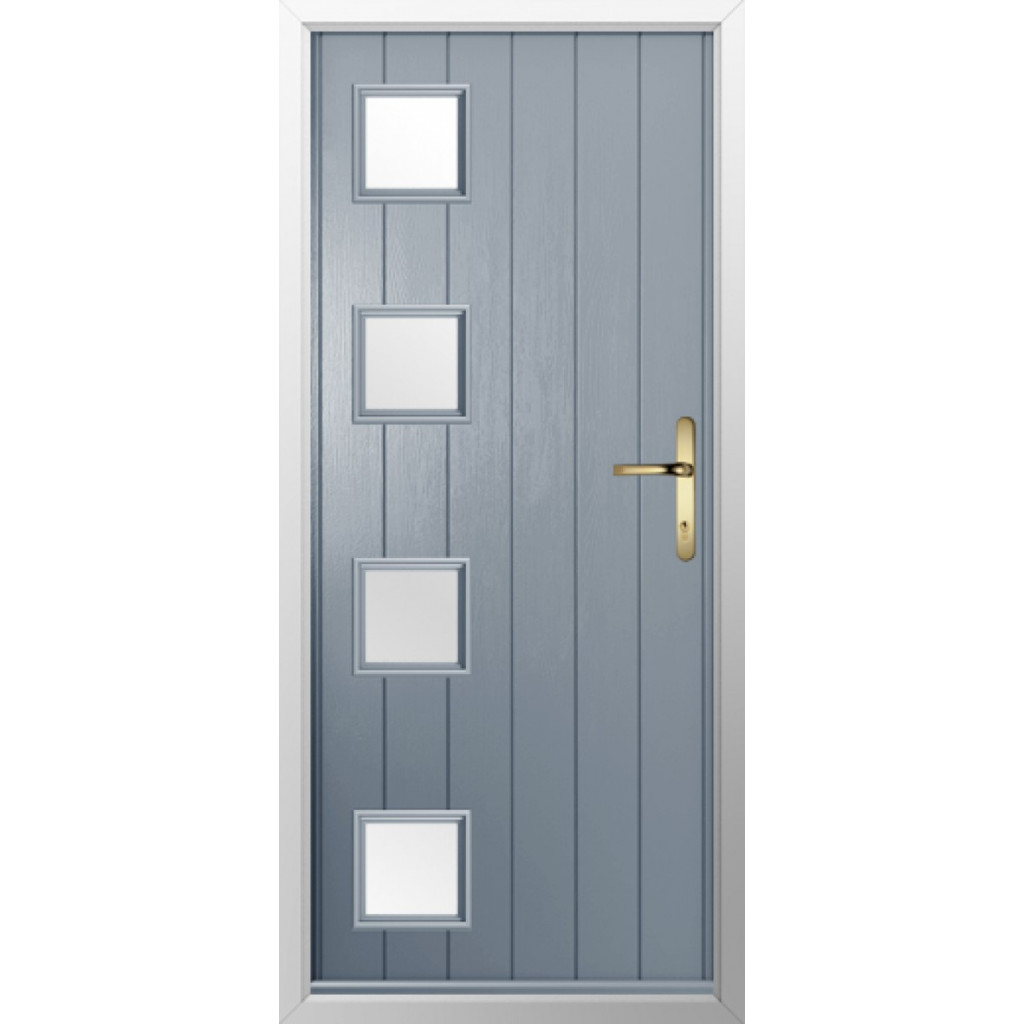 Solidor Milano Composite Contemporary Door In French Grey Image