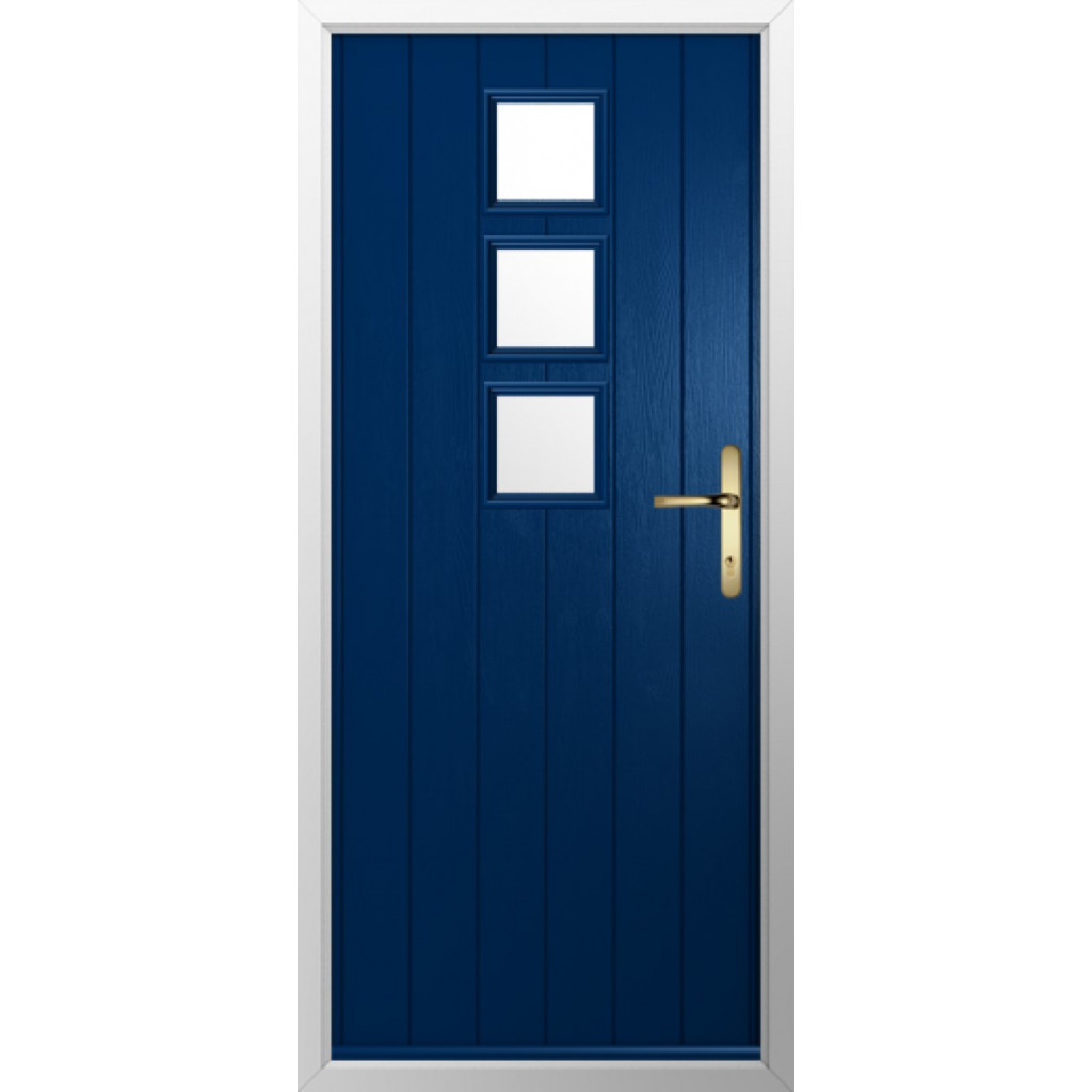 Solidor Naples Composite Contemporary Door In Blue Image