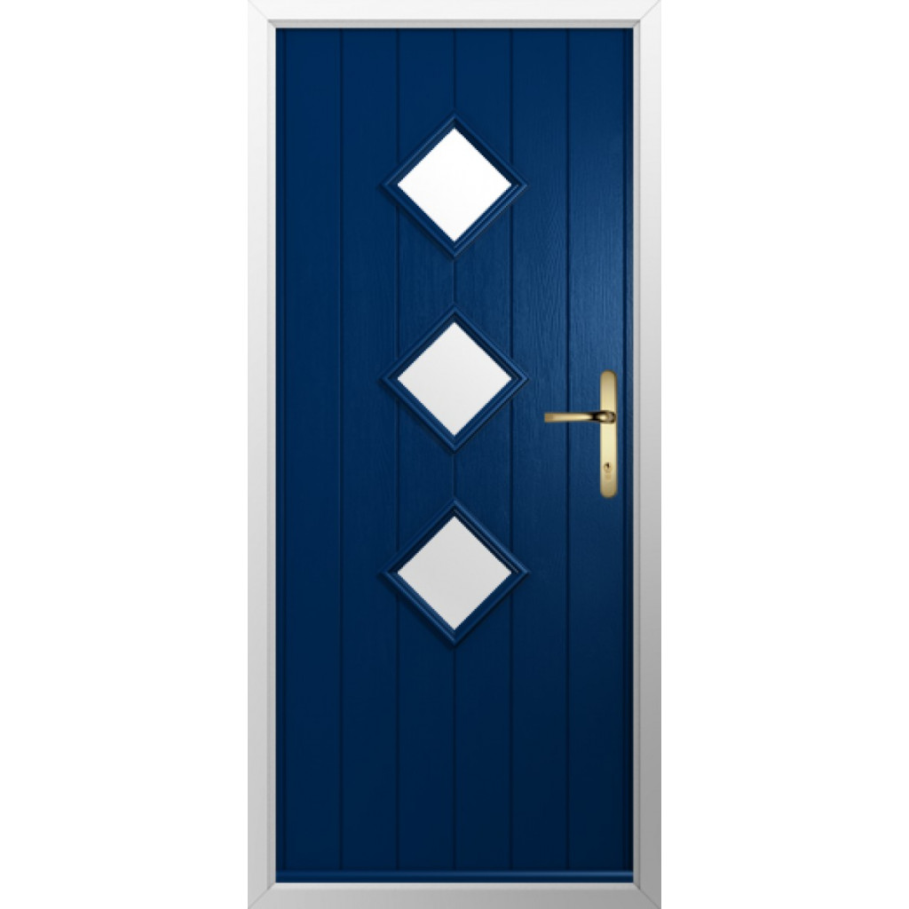 Solidor Roma Composite Contemporary Door In Blue Image