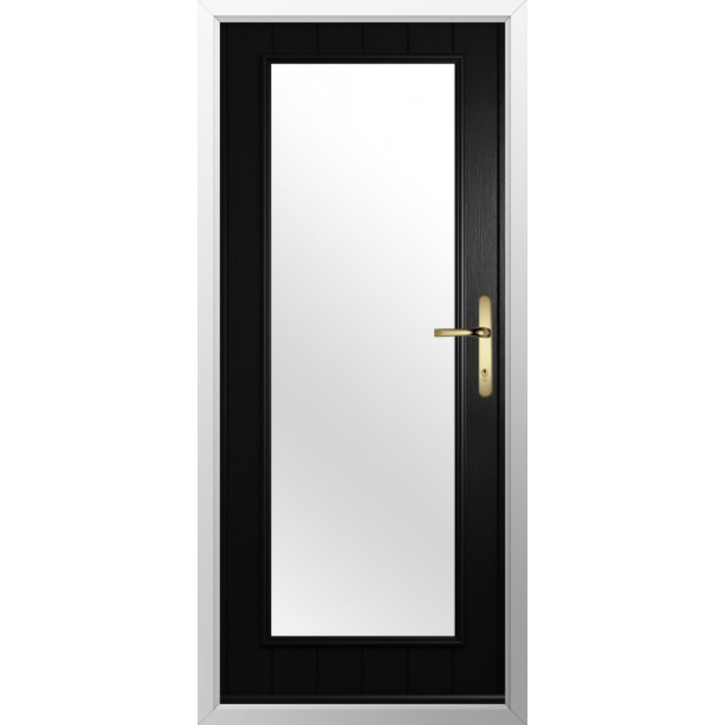Solidor Biella Composite Contemporary Door In Black Image