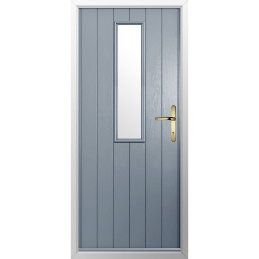 Solidor Turin Composite Contemporary Door In French Grey Image