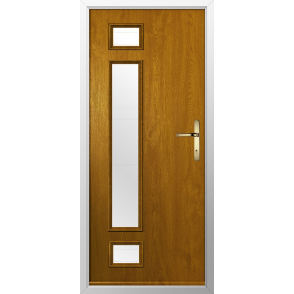 Solidor Rimini Composite Contemporary Door In Oak Image