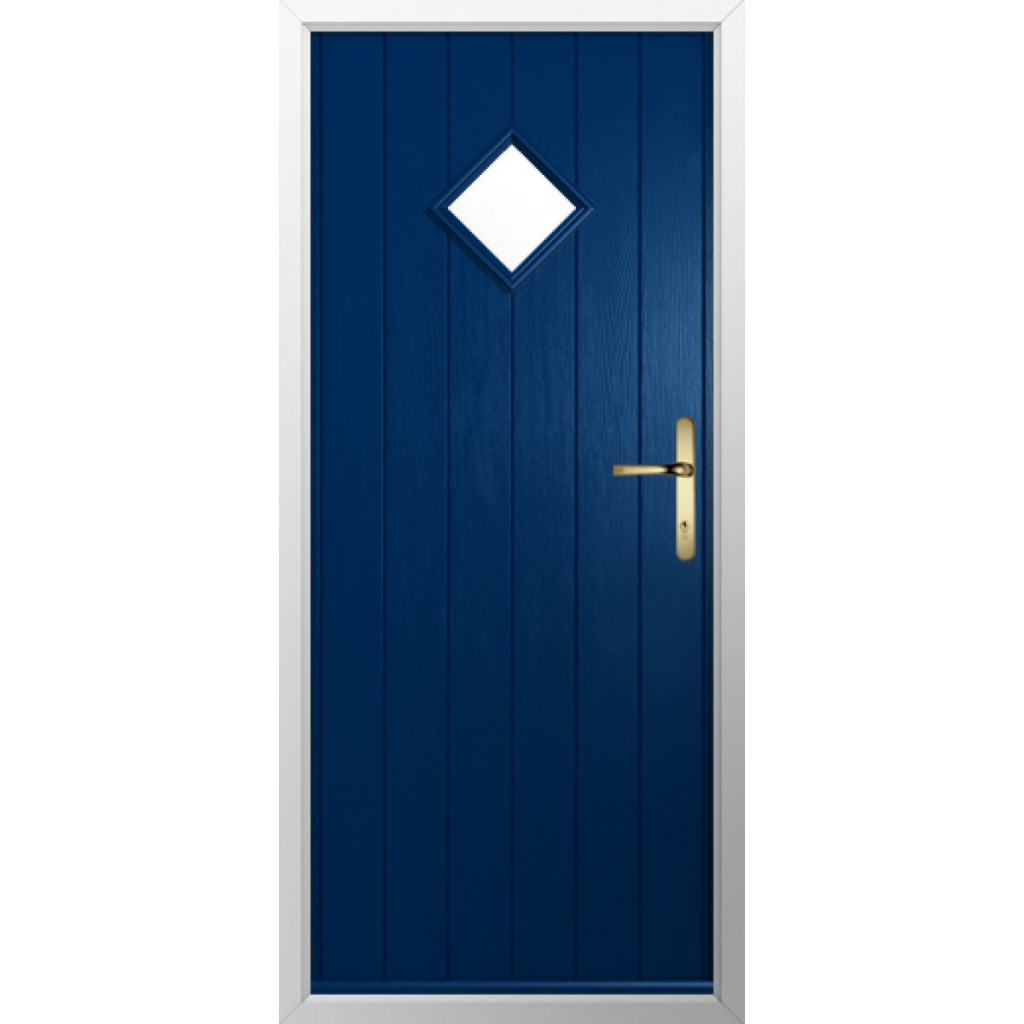 Solidor Bologna Composite Contemporary Door In Blue Image