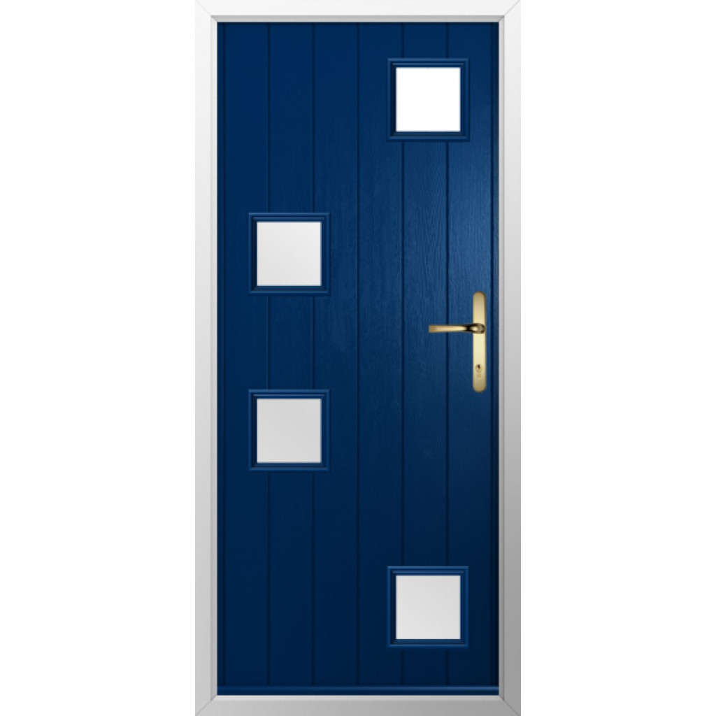 Solidor Modena Composite Contemporary Door In Blue Image