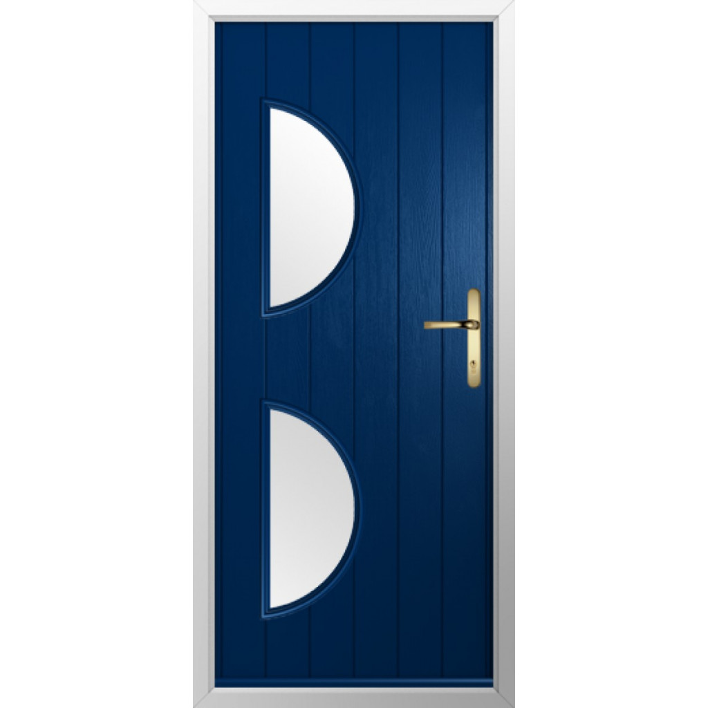 Solidor Siena Composite Contemporary Door In Blue Image