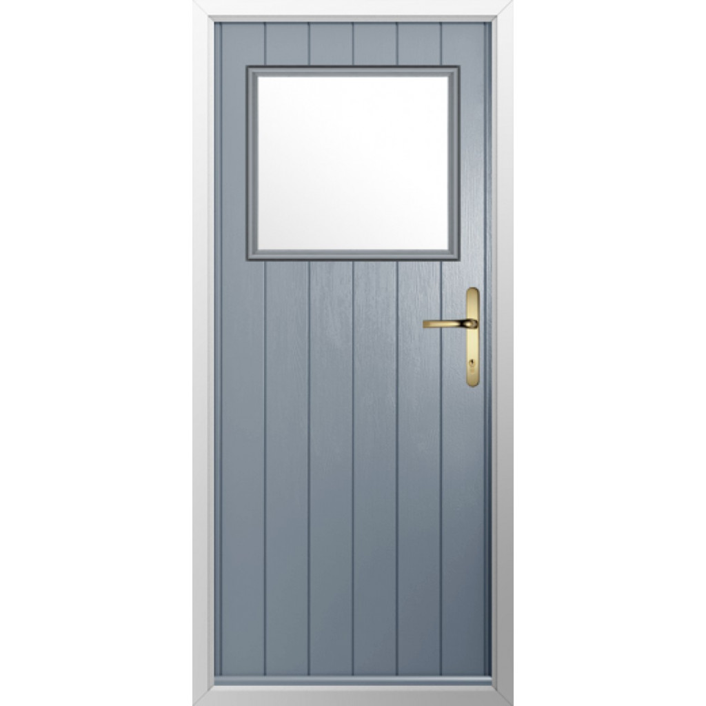 Solidor Trieste Composite Contemporary Door In French Grey Image