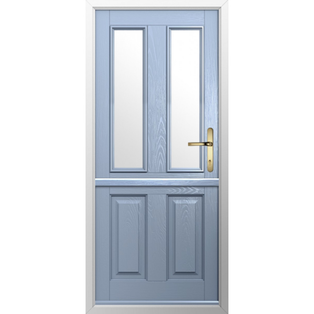 Solidor Ludlow 2 Composite Stable Door In Duck Egg Blue Image