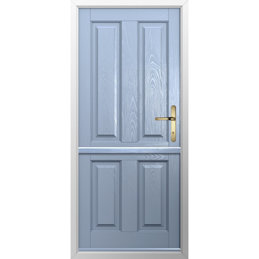 Solidor Ludlow Solid Composite Stable Door In Duck Egg Blue Image