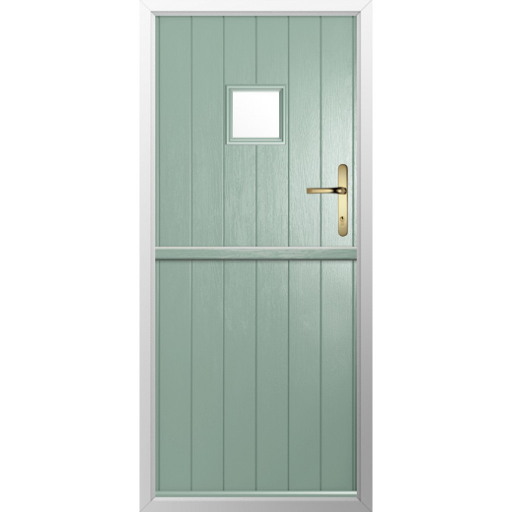 Solidor Flint Square Composite Stable Door In Chartwell Green Image