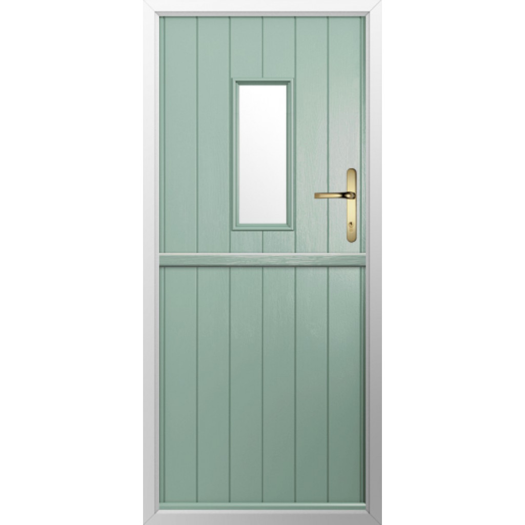 Solidor Flint 2 Composite Stable Door In Chartwell Green Image