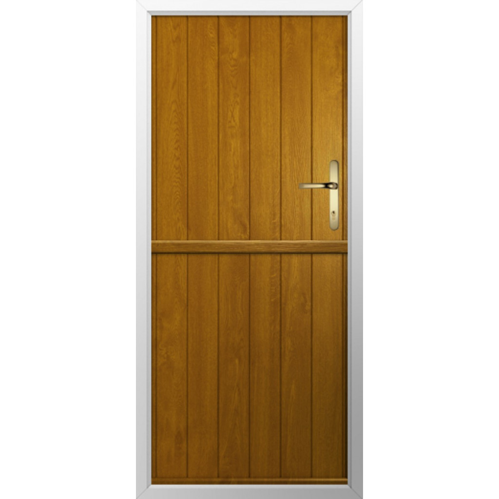 Solidor Flint Solid Composite Stable Door In Oak Image