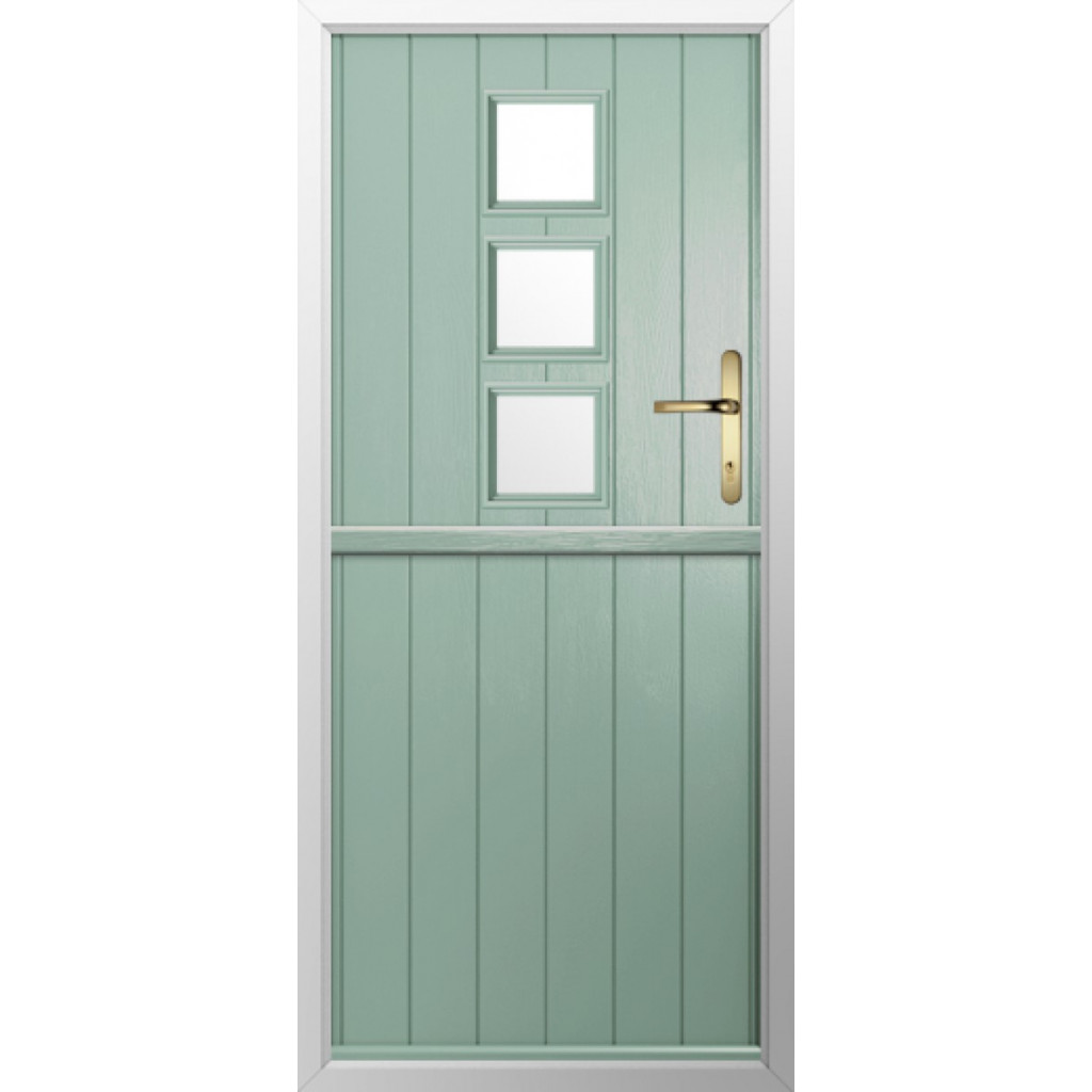 Solidor Naples Composite Stable Door In Chartwell Green Image