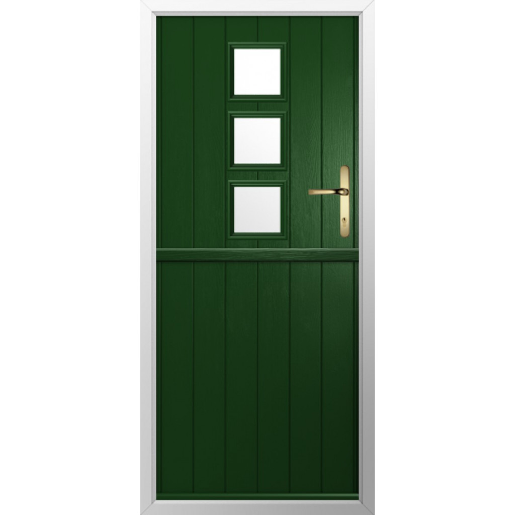 Solidor Naples Composite Stable Door In Green Image