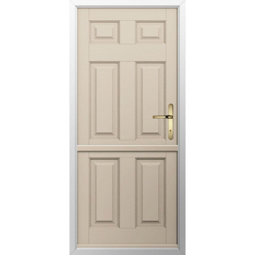 Solidor Tenby Solid Composite Stable Door In Cream Image