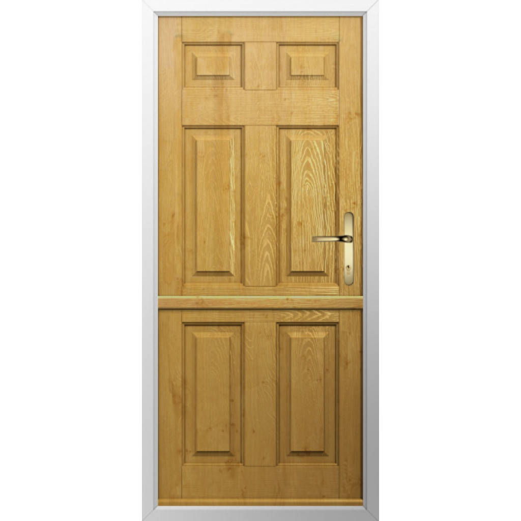 Solidor Tenby Solid Composite Stable Door In Irish Oak Image