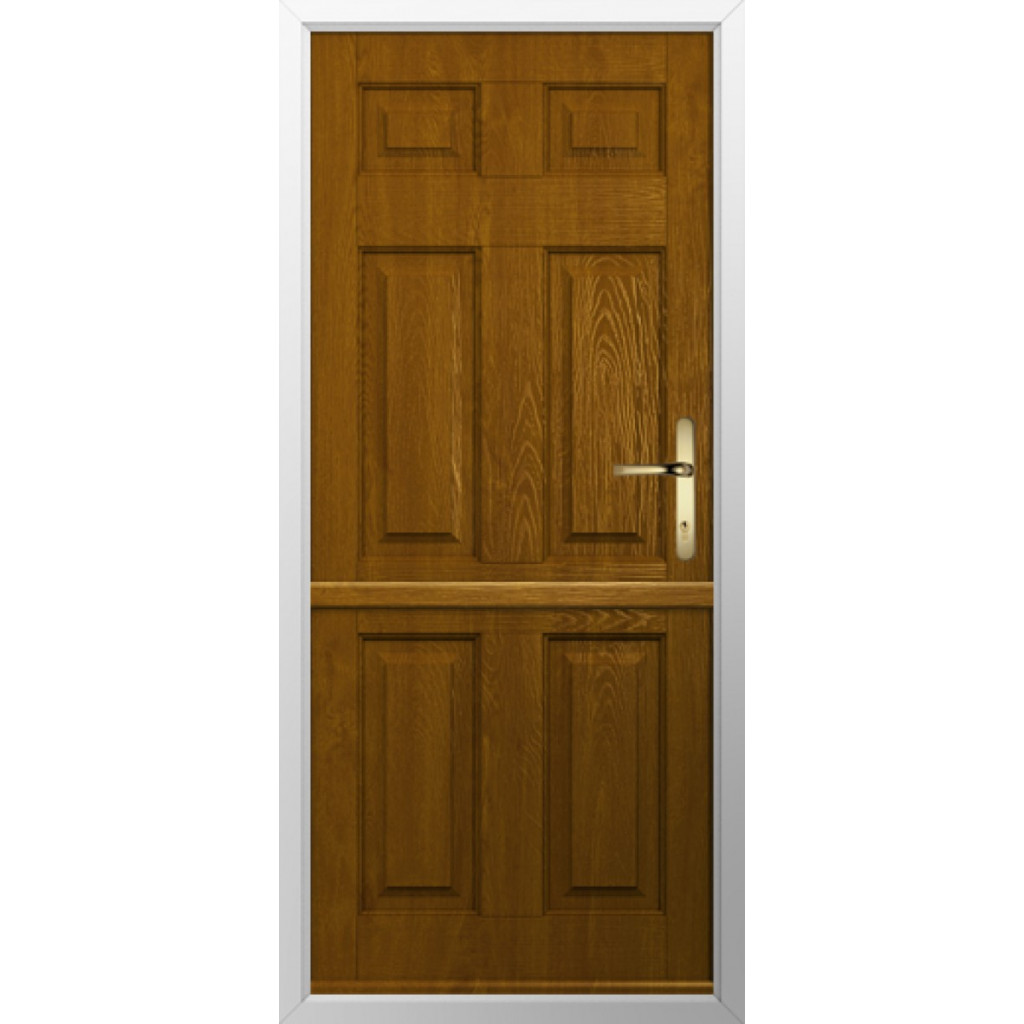 Solidor Tenby Solid Composite Stable Door In Oak Image