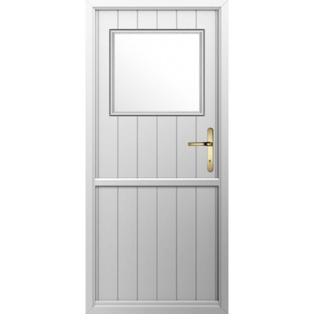 Solidor Trieste Composite Stable Door In White Image