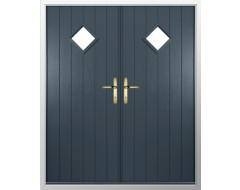 Solidor Flint 1 Composite French Door