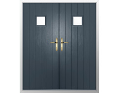 Solidor Flint Square Composite French Door