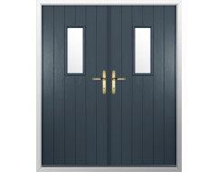 Solidor Flint 2 Composite French Door