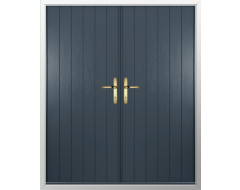 Solidor Flint Solid Composite French Door
