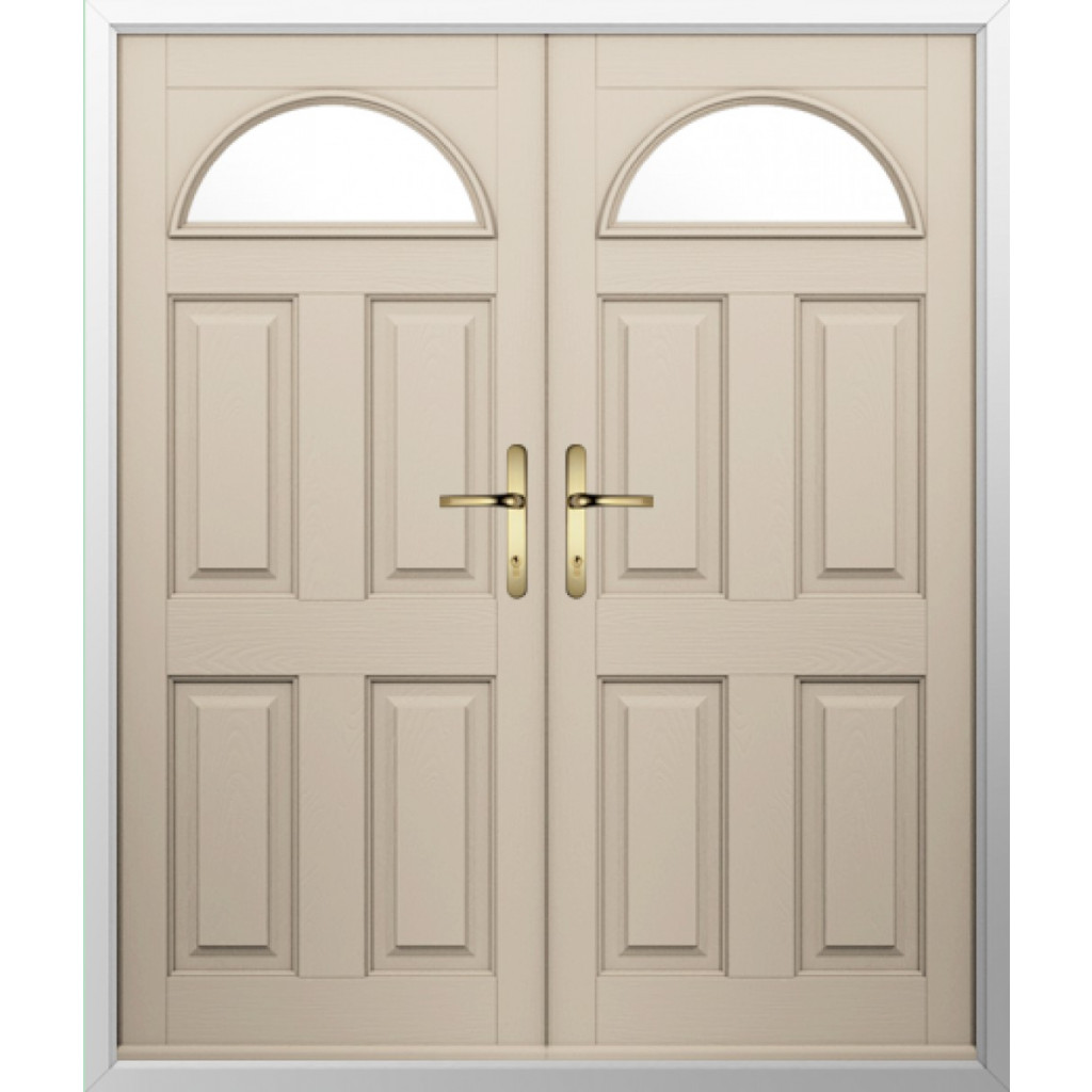 Solidor Conway 1 Composite French Door In Cream Image