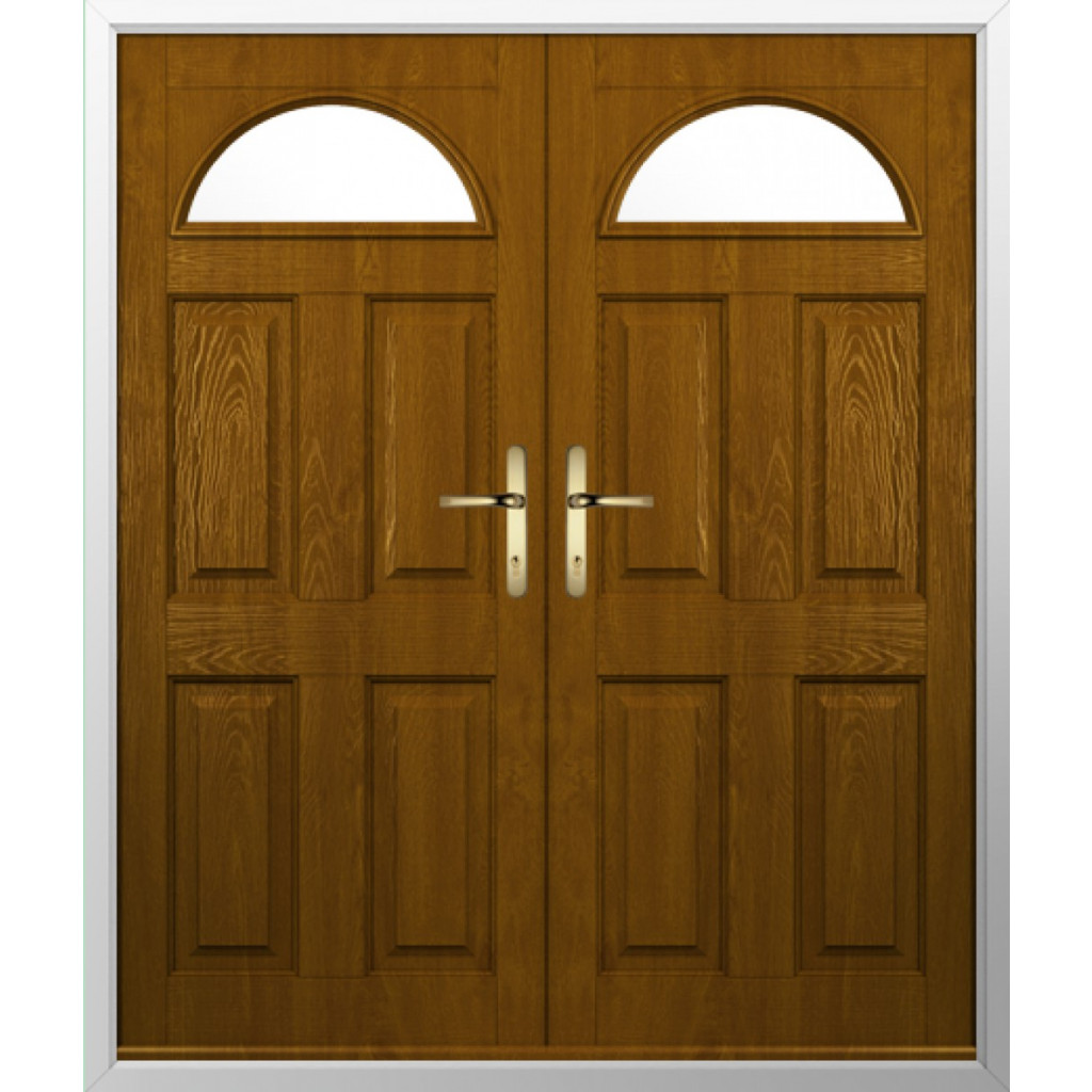 Solidor Conway 1 Composite French Door In Oak Image