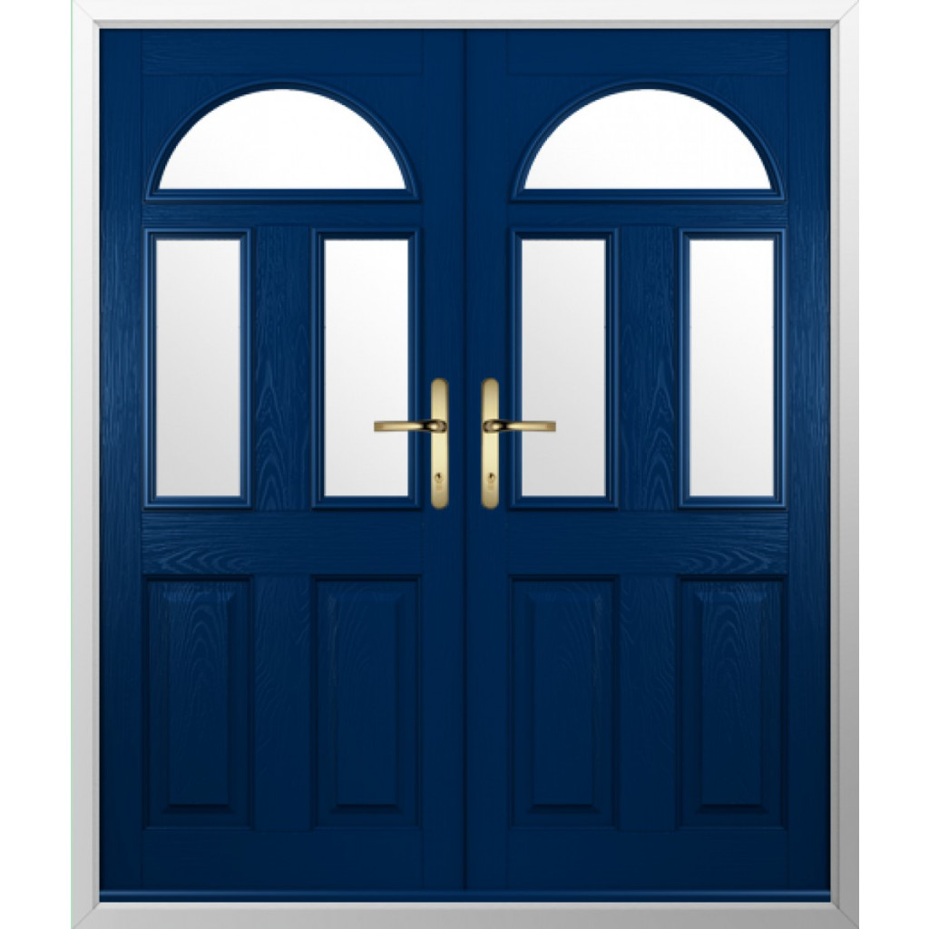 Solidor Conway 3 Composite French Door In Blue Image