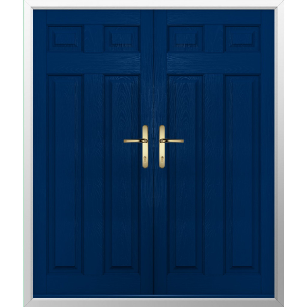 Solidor Berkley Solid Composite French Door In Blue Image