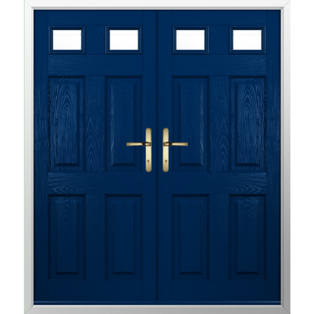 Solidor Tenby 2 Composite French Door In Blue Image