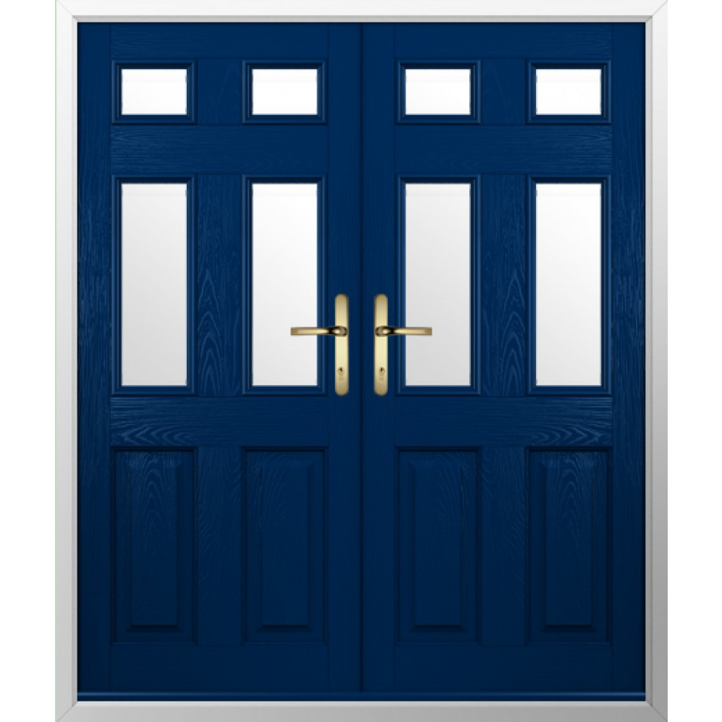 Solidor Tenby 4 Composite French Door In Blue Image