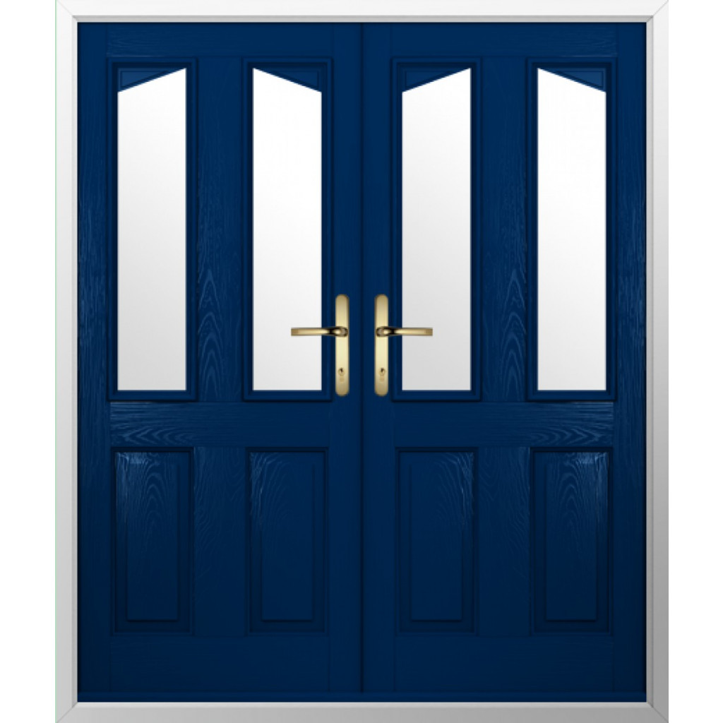 Solidor Harlech 2 Composite French Door In Blue Image