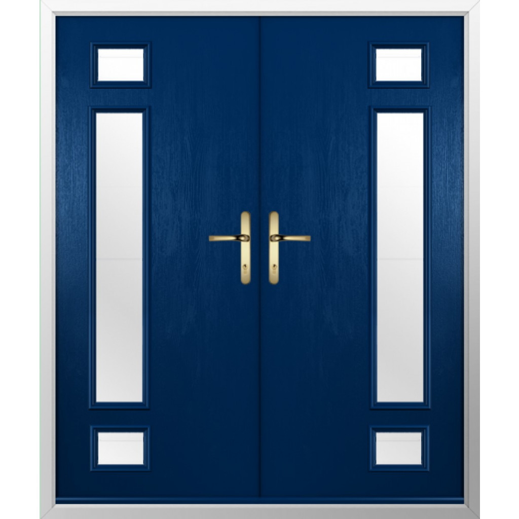 Solidor Rimini Composite French Door In Blue Image