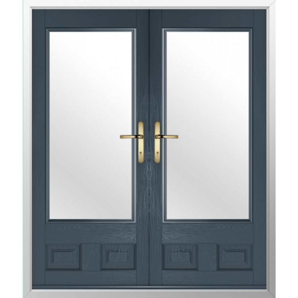 Solidor Alnwick Composite French Door In Anthracite Grey Image