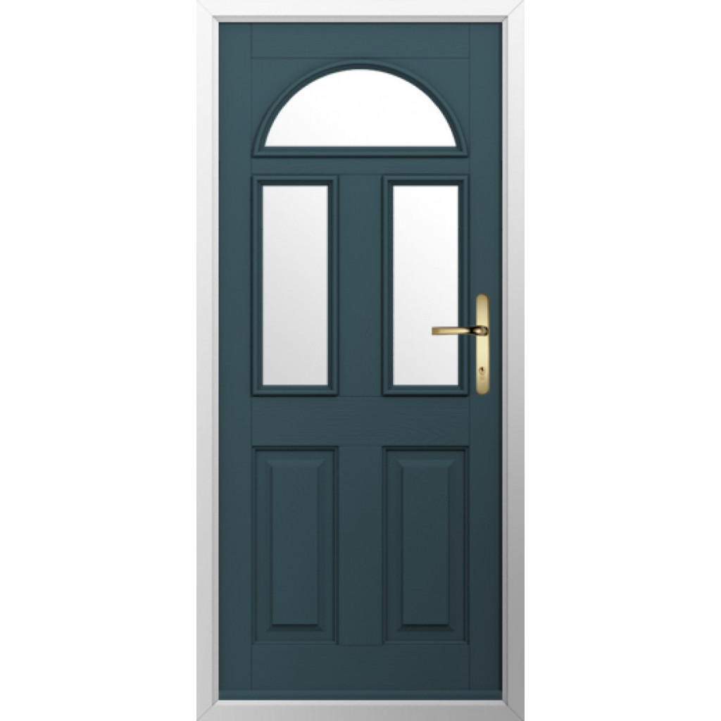 Solidor Conway 3 Composite Traditional Door In Midnight Grey Image