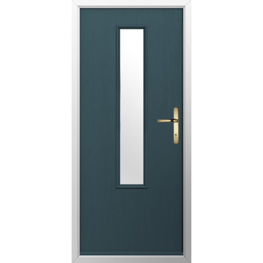 Solidor Monza Composite Contemporary Door In Midnight Grey Image