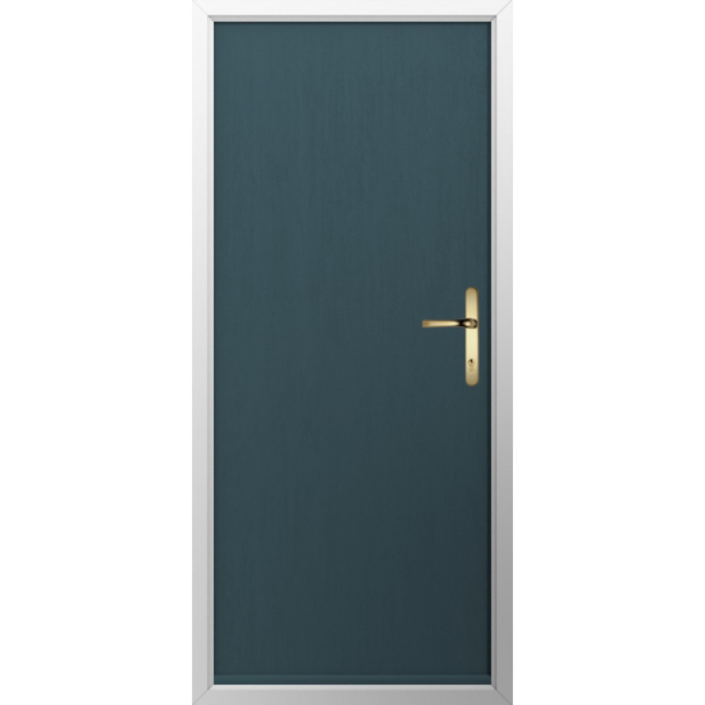 Solidor Verona Solid Composite Contemporary Door In Midnight Grey Image