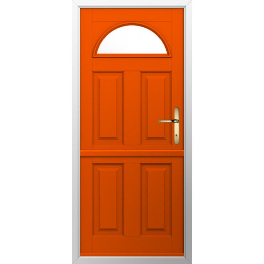 Solidor Conway 1 Composite Stable Door In Tangerine Image