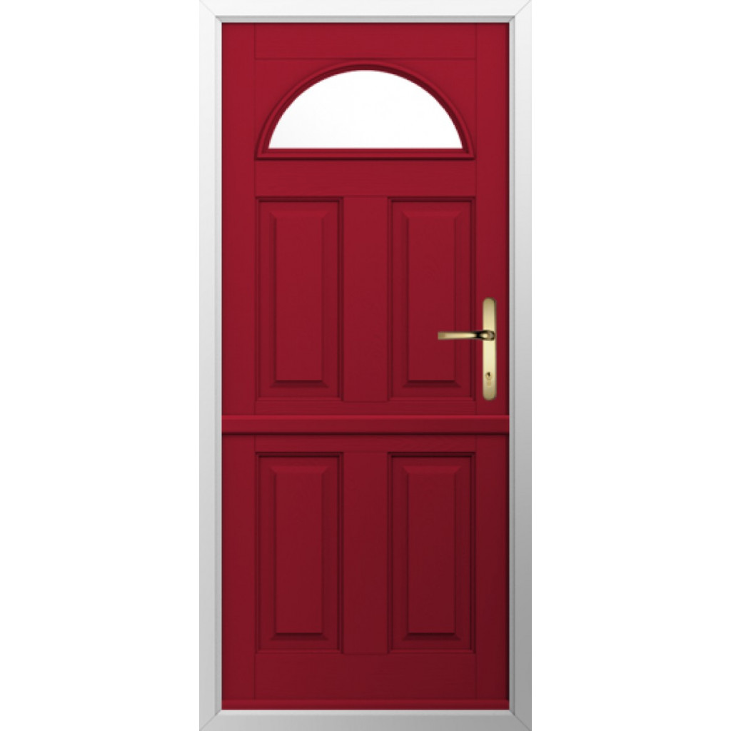 Solidor Conway 1 Composite Stable Door In Ruby Red Image