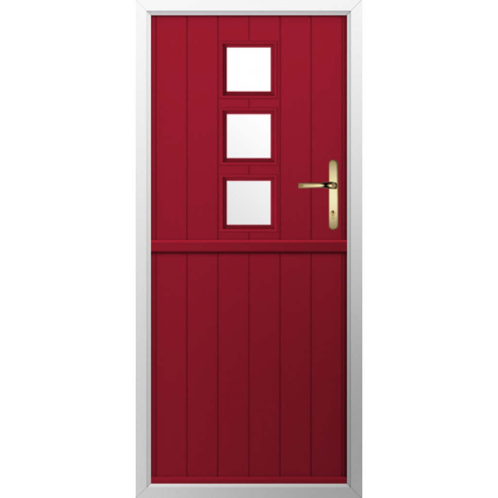Solidor Naples Composite Stable Door In Ruby Red Image