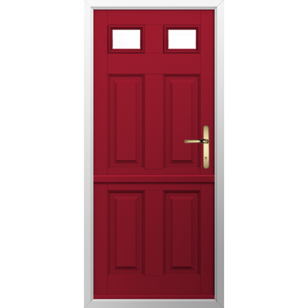 Solidor Tenby 2 Composite Stable Door In Ruby Red Image