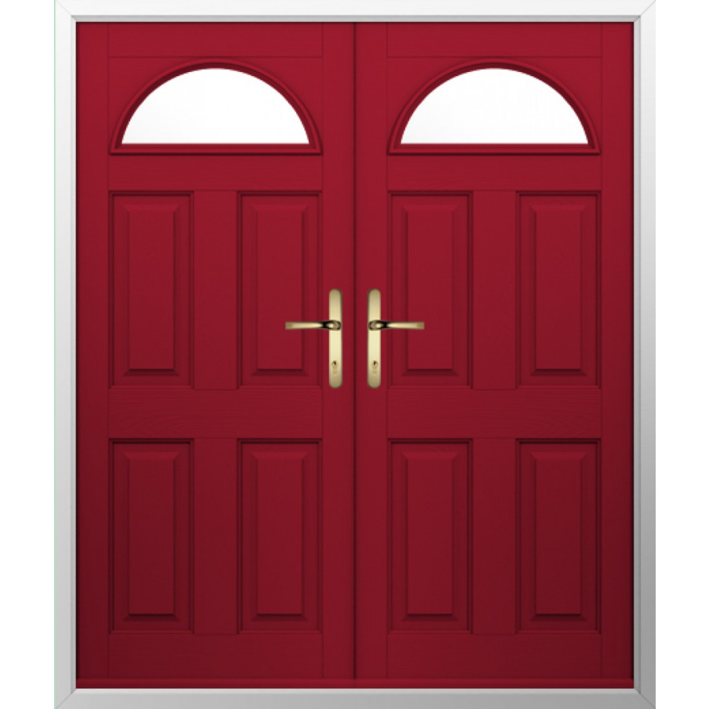 Solidor Conway 1 Composite French Door In Ruby Red Image