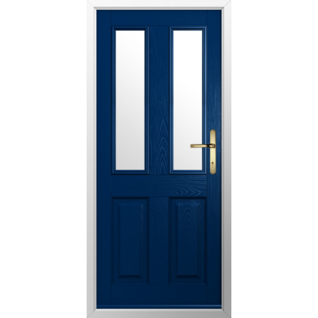 Solidor Ludlow 2 Composite Traditional Door In Blue Image