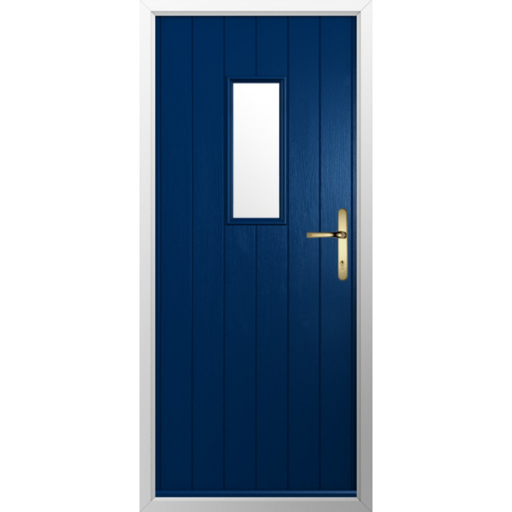 Solidor Flint 2 Composite Traditional Door In Blue Image