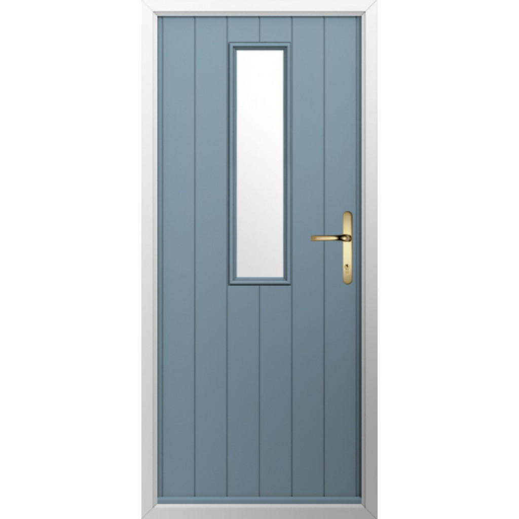 Solidor Flint 4 Composite Traditional Door In Twilight Grey Image