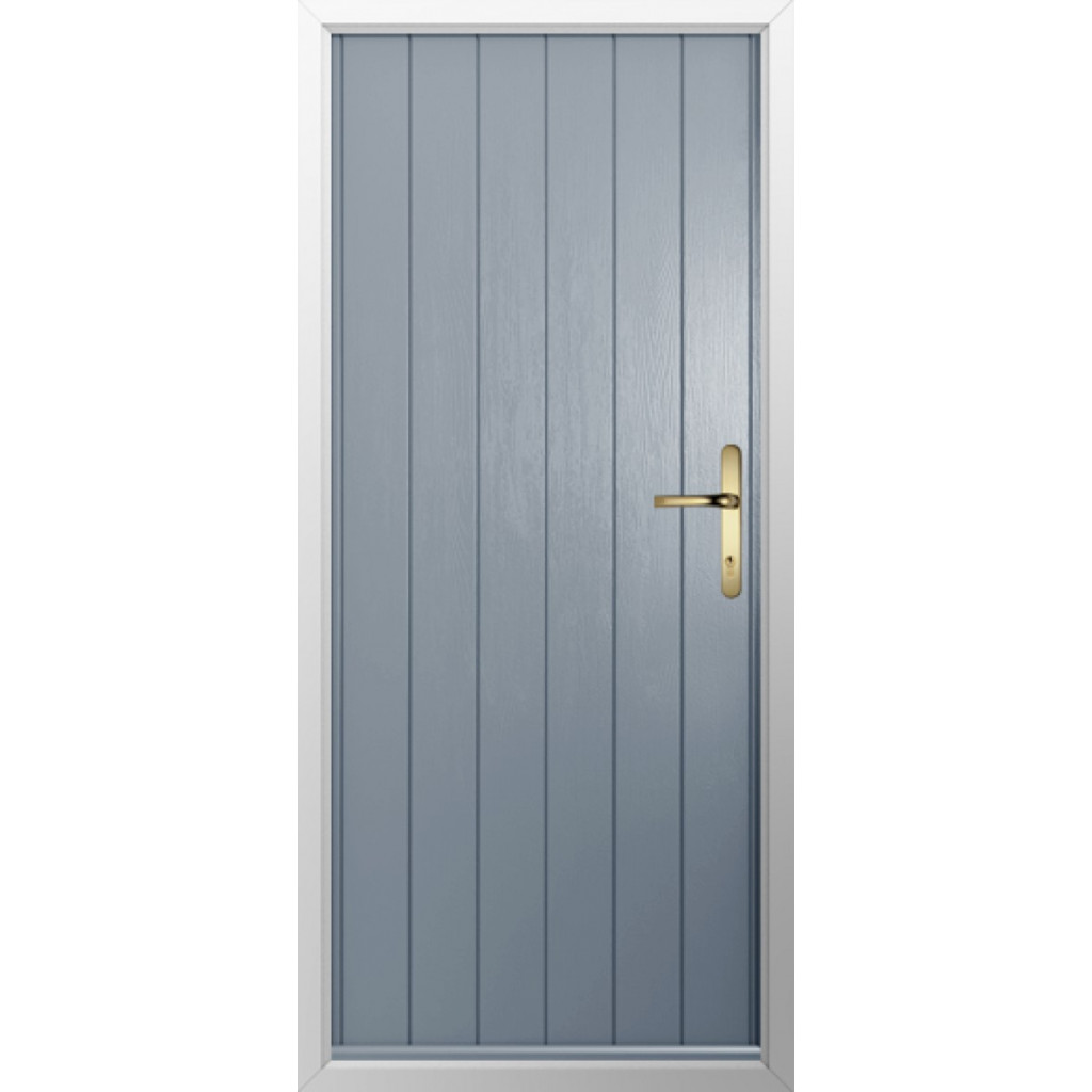 Solidor Flint Solid Composite Traditional Door In French Grey Image