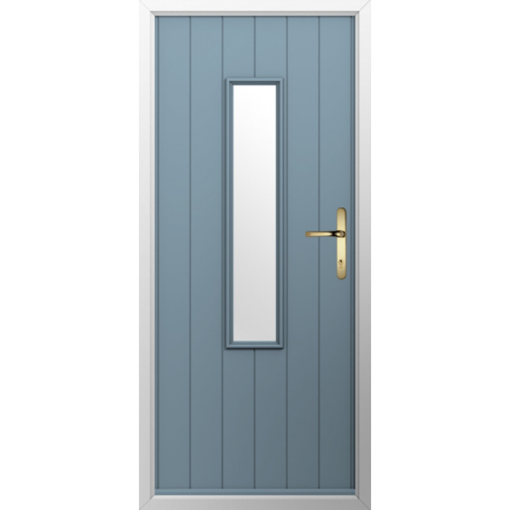 Solidor Flint 5 Composite Traditional Door In Twilight Grey Image