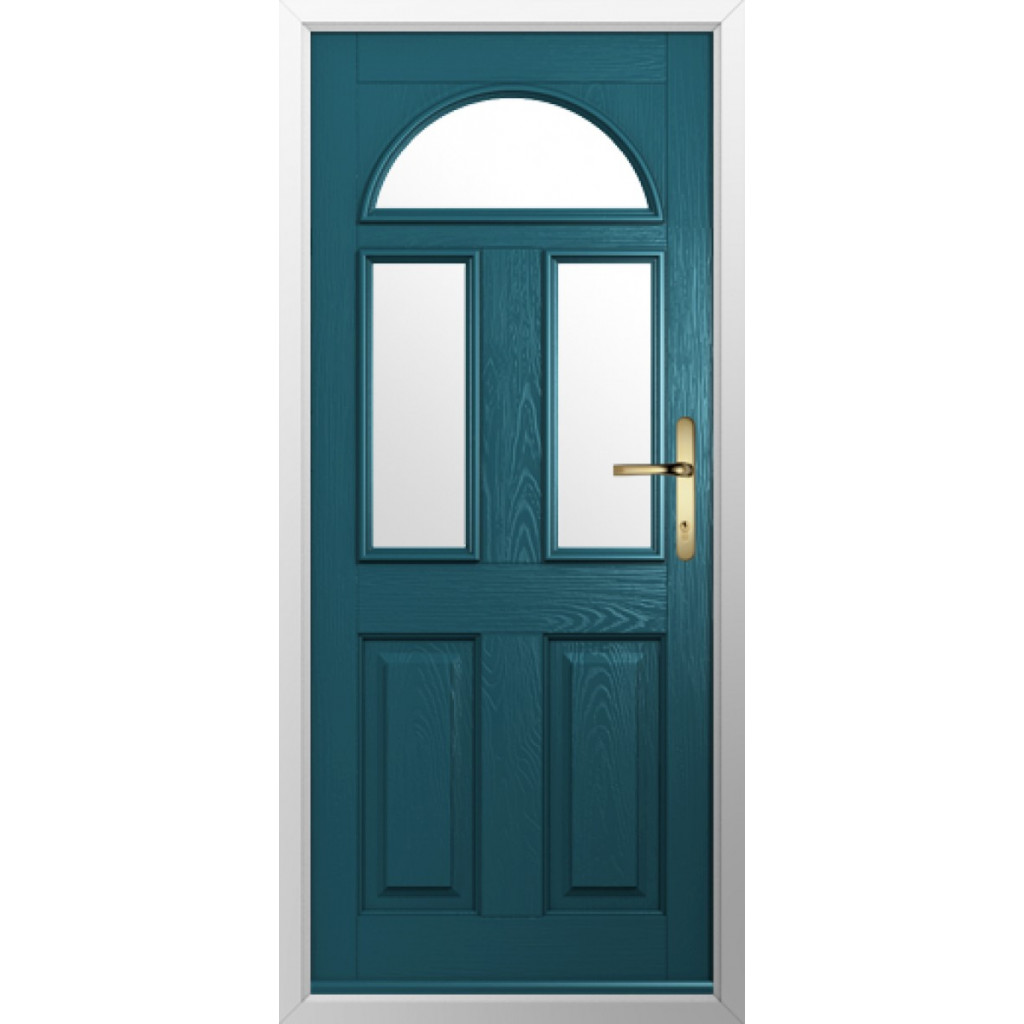 Solidor Conway 3 Composite Traditional Door In Peacock Blue Image