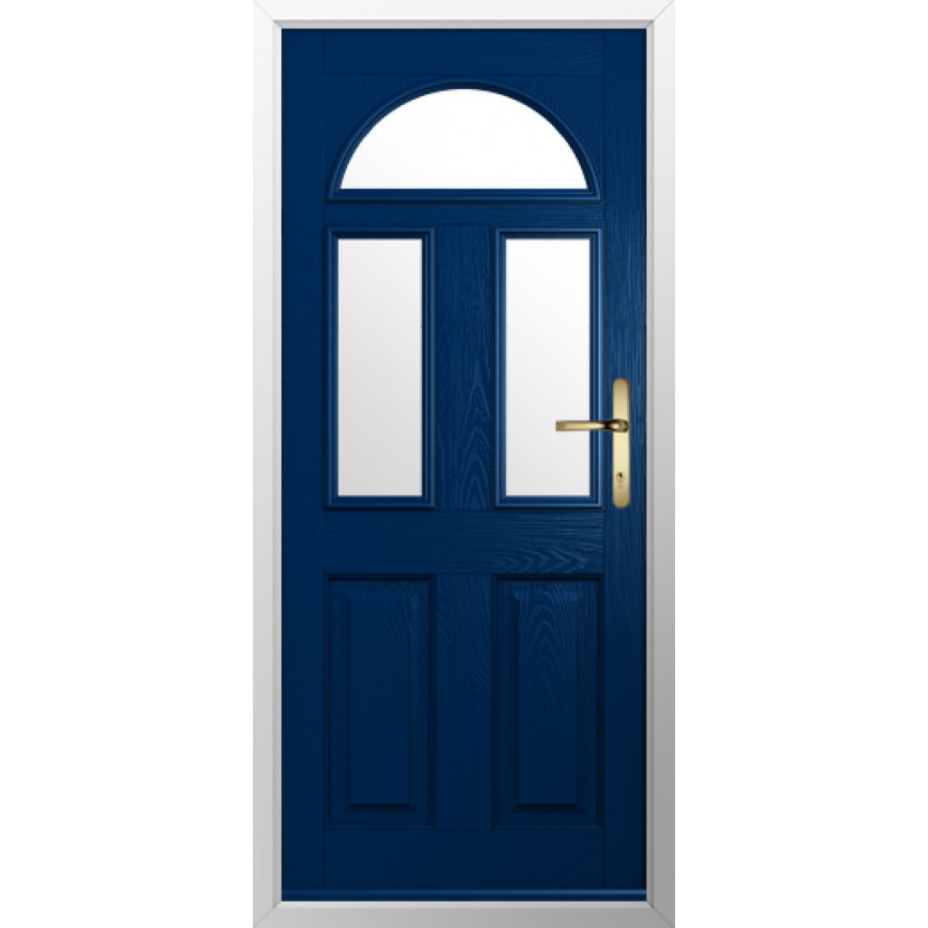 Solidor Conway 3 Composite Traditional Door In Blue Image