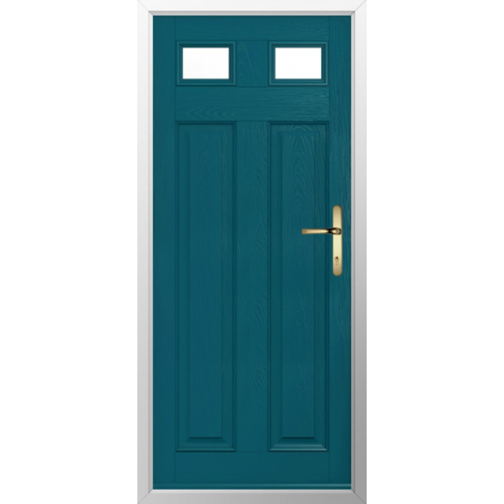 Solidor Berkley 2 Composite Traditional Door In Peacock Blue Image